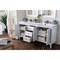 James Martin Vanities Palisades 72in Double Vanity, Bright White w/ 3 CM Carrara Marble Top 527-V72-BW-3CAR - alternate 4